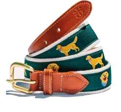 All American Retriever Ribbon Belt