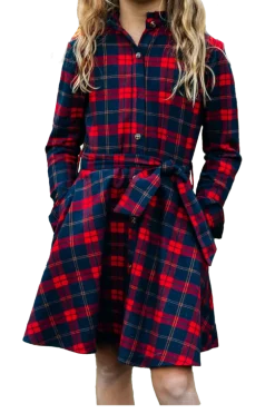 Alpine Lodge Kids Flannel Dress