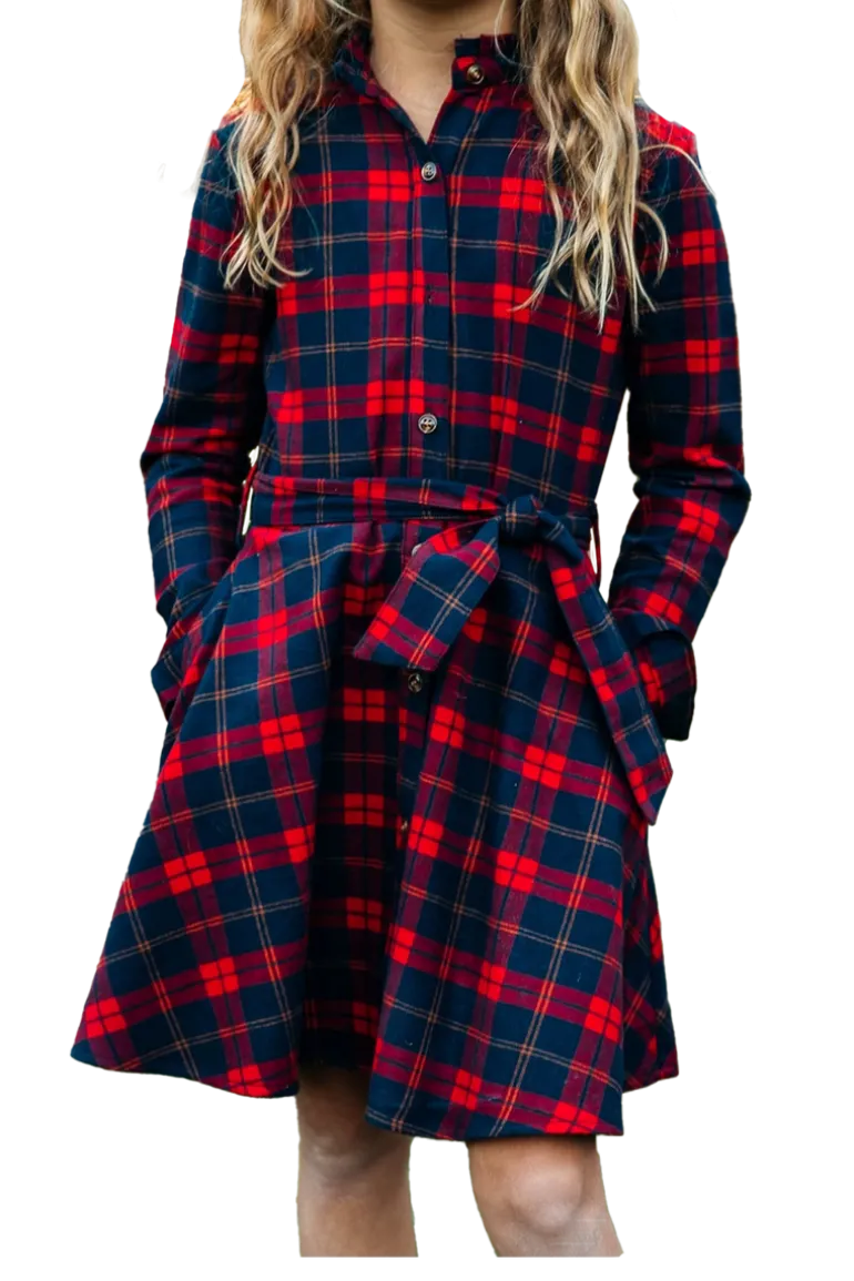 Alpine Lodge Kids Flannel Dress