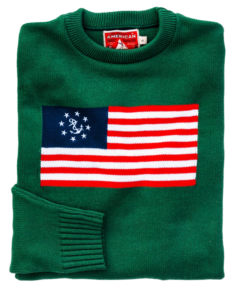 American Yacht Sweater- Green