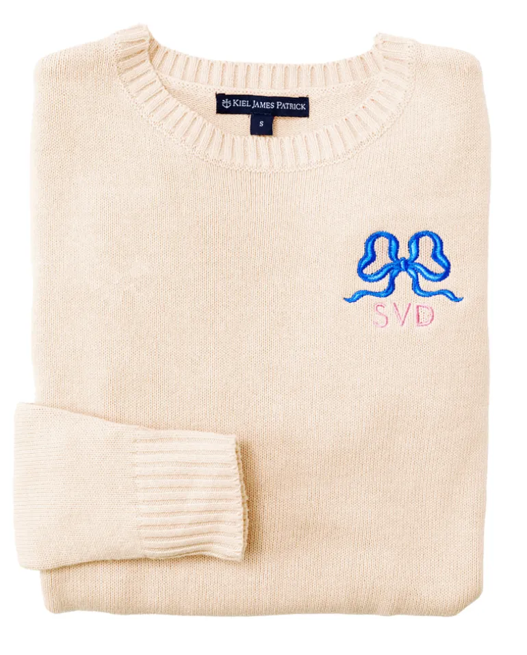 Bow Monogram Sweater