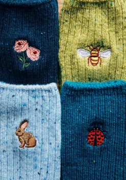 Bumblebee Donegal Socks