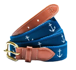 East Coast Anchor Ribbon Belt