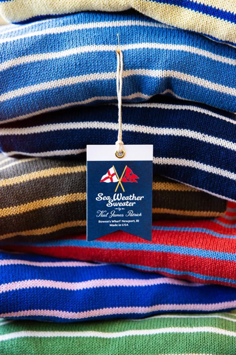 Harrison Striped Rollneck Sweater- Men's