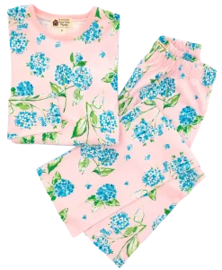 Hydrangea Garden Long Sleeve Pajama Set