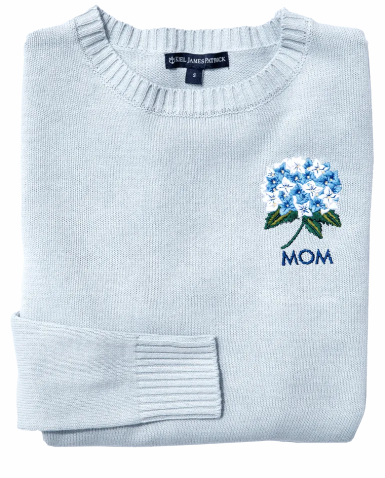 Hydrangea Monogram Sweater