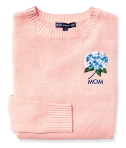 Hydrangea Monogram Sweater