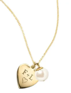 I Heart Pearls Gold