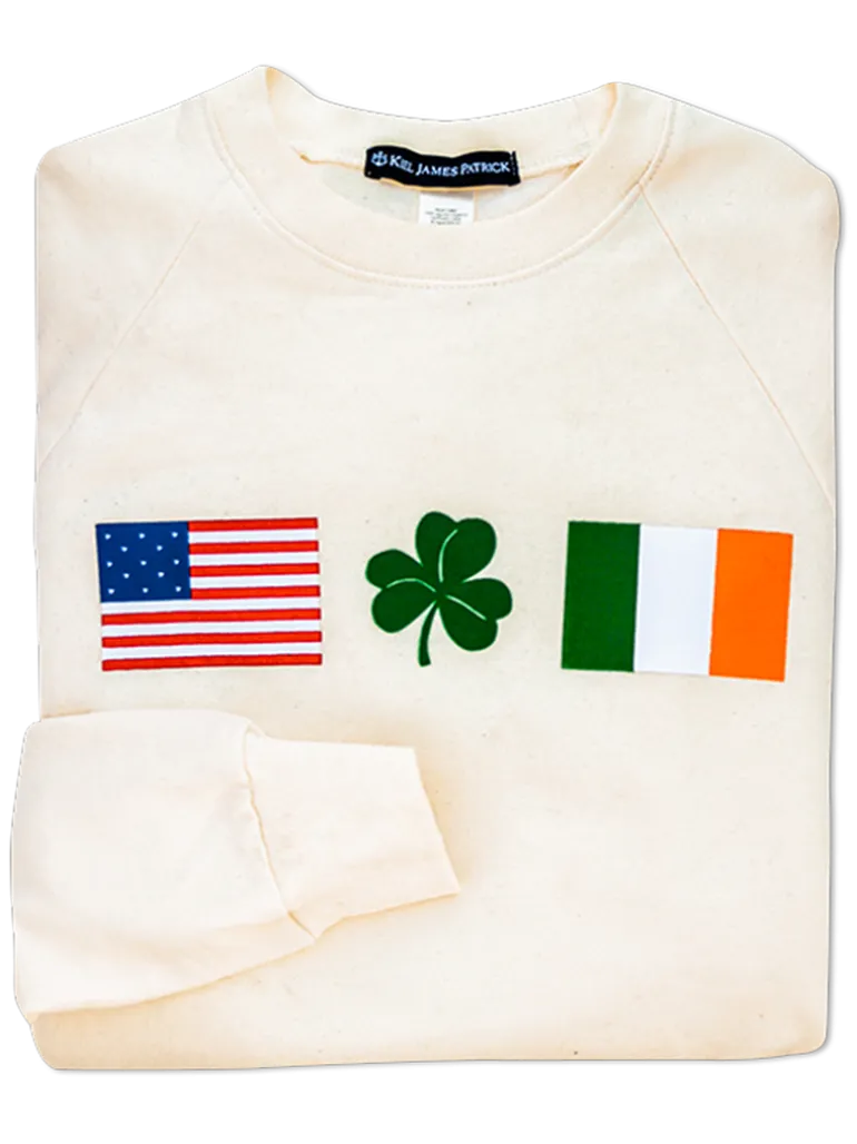 Irish American Sweatshirt - Cream