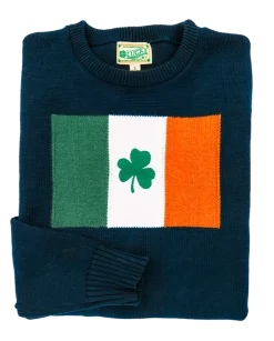 Irish Shamrock Flag Sweater