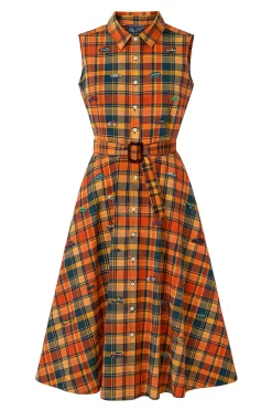 Jeep® x KJP Embroidered Madras Dress