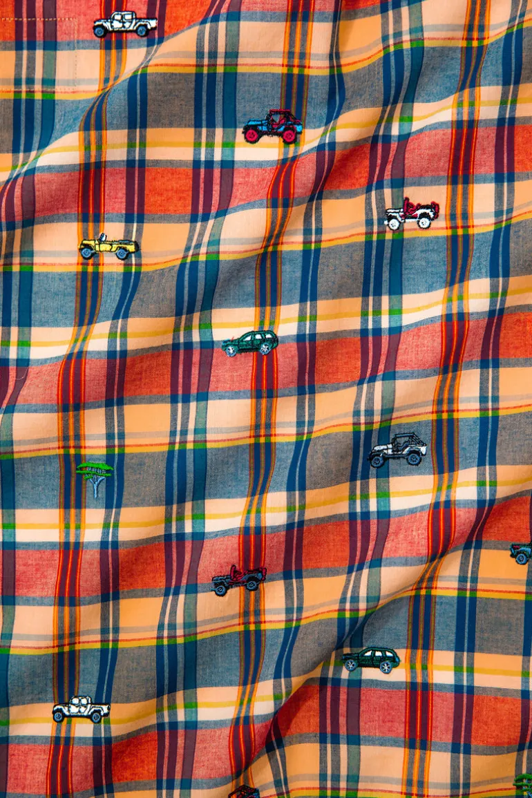 Jeep® x KJP Embroidered Madras Dress