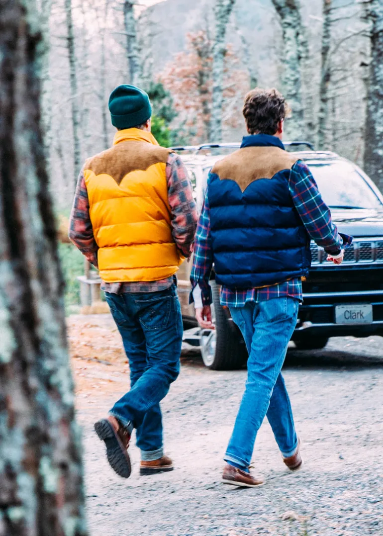 Jeep® x KJP Grand Wagoneer Puffer Vest in Navy