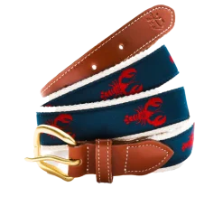Maine Lobster Ribbon Belt