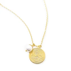 Mother Pearl Drop Necklace