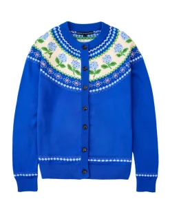Nantucket Hydrangea Cardigan