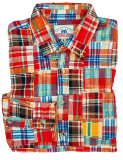Nantucket Patchwork Madras Shirt