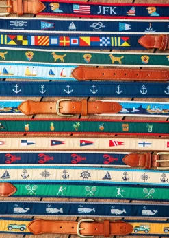 Nantucket Regatta Ribbon Belt