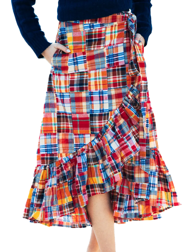 Nantucket Soirée Madras Skirt