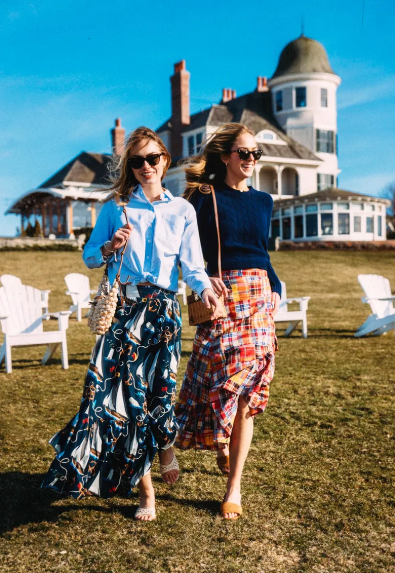 Nantucket Soirée Madras Skirt
