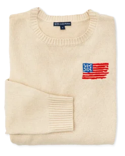 Old Glory Embroidered Sweater (Women's)