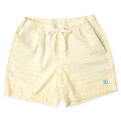 Sunset Sail Seersucker Drawstring Shorts