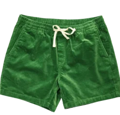 The Coastal Cord Short- Green