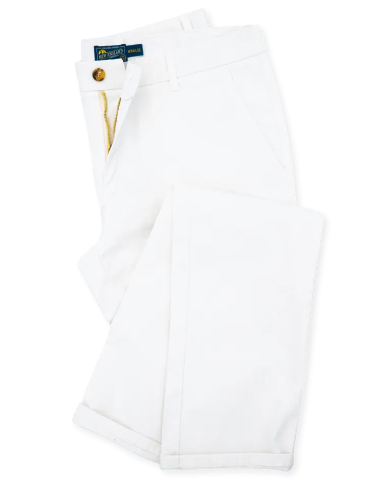 The New England Chinos - White