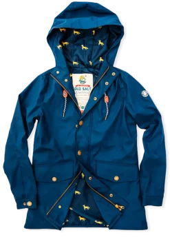 The Old Salt Navy Raincoat- Women's