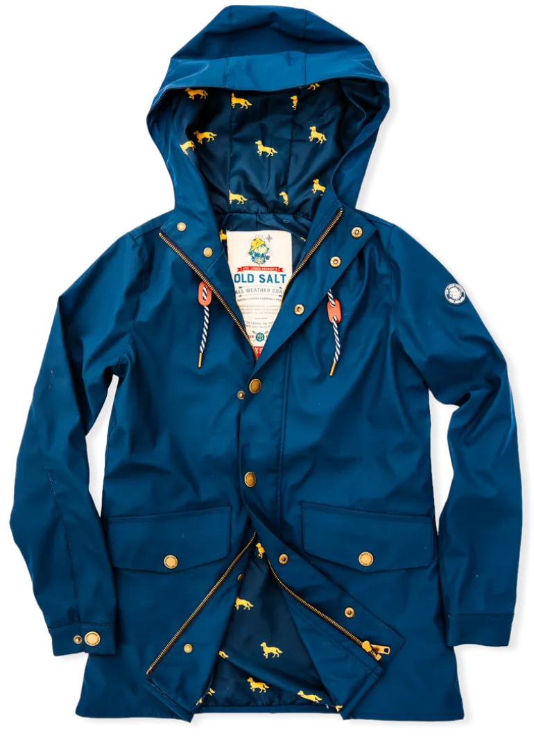 The Old Salt Navy Raincoat- Women's