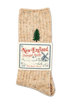 Winter Pine Donegal Sock